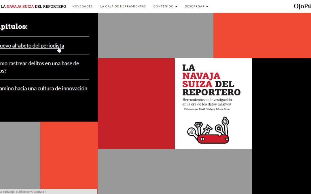 “La navaja suiza del reportero”, magnífico manual gratuito sobre periodismo de datos