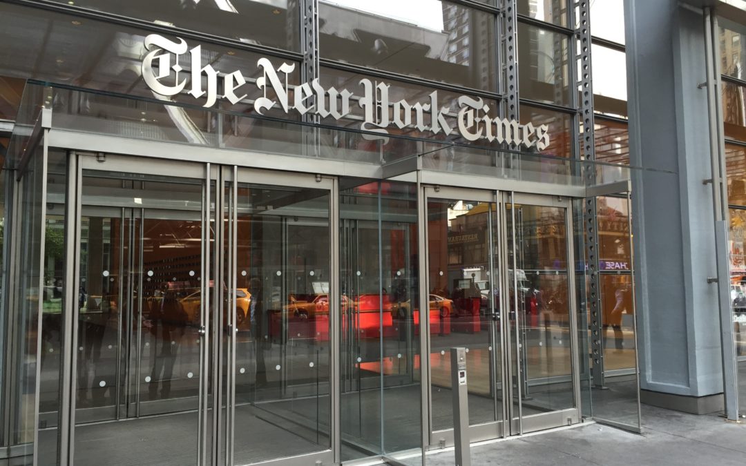 The New York Times aumenta sus suscriptores digitales, ingresos y beneficios en el primer trimestre de 2018